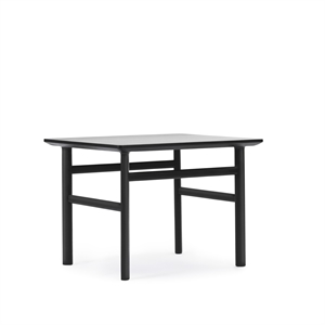 Normann Copenhagen Grow Sofabord Sort Eik 50 x 60 cm