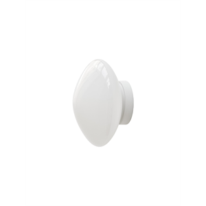 &Tradition Mist AP22 Vegg-/ Taklampe Ø25 Hvit/Opal Glass