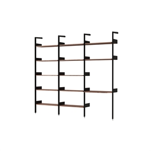 &Tradition Rhomb IF1 &IF4 & IF5 Hyllekonfigurasjon G Lakkert Valnøtt