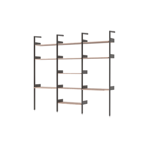 &Tradition Rhomb IF2 &IF4 & IF5 hyllekonfigurasjon i lakkert Valnøtt