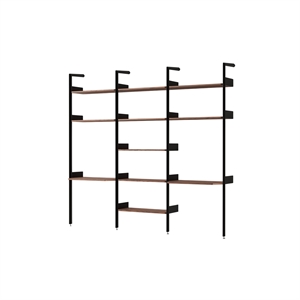&Tradition Rhomb IF2 &IF4 & IF5 Hyllekonfigurasjon i Lakkert Valnøtt