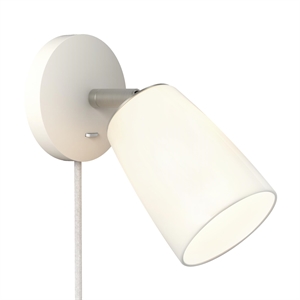 Astro Carlton Vegglampe med Kabel, Porselen