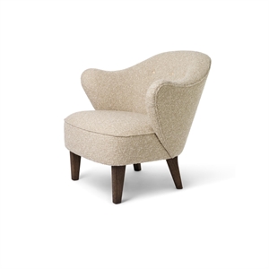 Audo Ingeborg Lenestol Mørkbeiset Eik/grønnsaksknapper/0001 Beige