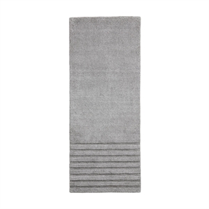 Woud Kyoto-teppe 80x200 Grå