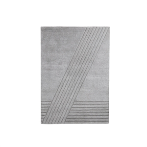Woud Kyoto-teppe 170x240 Grå