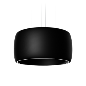 Intra Lighting Black Hole Taklampe med Lydsystem Ø84 Sort