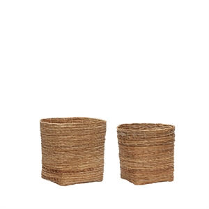 Hübsch Gentle Basket Nature Sett med 2
