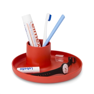 Vitra O-Tidy Skrivebordsoppbevaring Rød