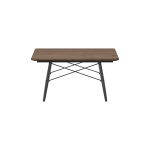 Vitra Eames Salongbord Firkantet Valnøtt/ Sort Ask