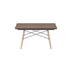 Vitra Eames Salongbord Firkantet Valnøtt/honningask