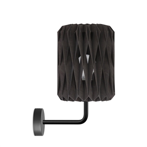 Pilke Signature 18 Vegglampe Med Arm Sort