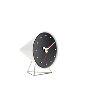 Vitra Cone-klokke Sort/ Hvit