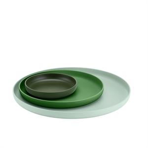 Vitra Trays Brettsett med 3 Grønn