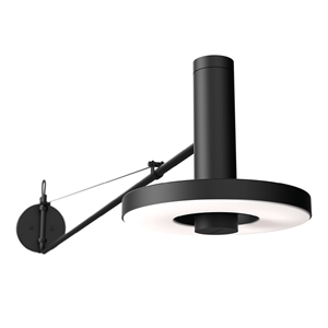 Tonone Vegglampe 120 Røykfarget Svart