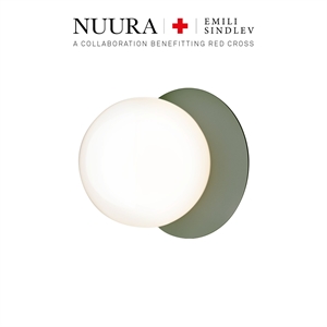 Nuura X Emili Sindlev Liila 1 Vegglampe Medium Hopeful Grønn/Opal