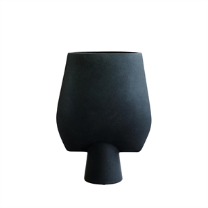 101 Copenhagen Sphere Vase Firkantet Stor Sort