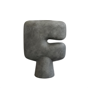 101 Copenhagen Tribal Vase Stor Mørkegrå