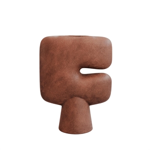 101 Copenhagen Tribal Vase Stor Terrakotta