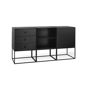 Audo Frame 49 Trio Kommode i Sort Ask
