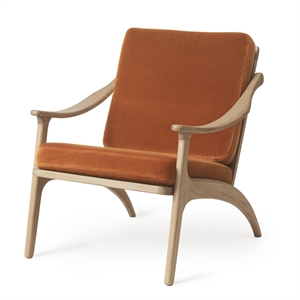 Varm Nordisk Lenestol med Rygg, eik/Ritz 8008