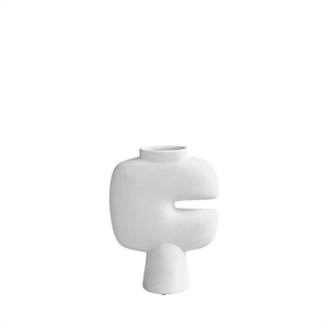101 Copenhagen Tribal Vase Medium Ben Hvit
