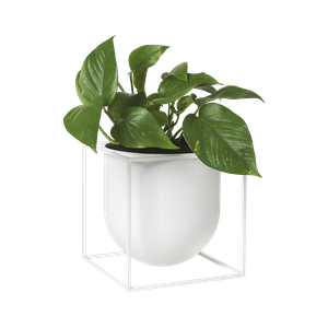 Audo Kubus Blomsterpotte 23 Hvit