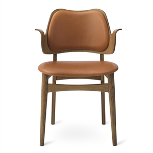 Warm Nordic Gesture Spisestol med Sete- og Ryggtrekk i Teak, Eik/silke 0250