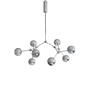 101 Copenhagen Drop Globe Chandelier Mini Krom