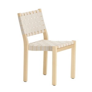 artek 611 Spisestuestol Bjørk/ Hvit
