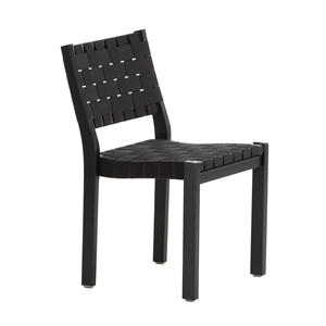 artek 611 Spisestuestol Sort