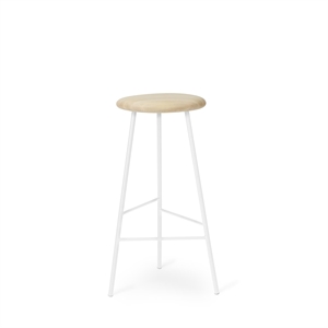 Varm Nordisk Pebble Barkrakk H76 Ask/ Hvit
