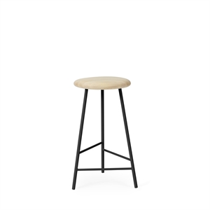 Varm Nordisk Pebble Barkrakk H65 Ask/ Sort