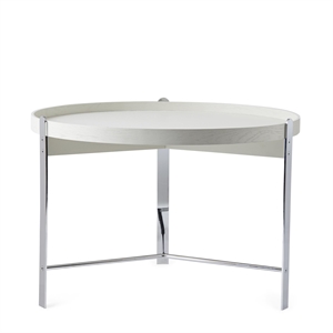 Warm Nordic Compose Salongbord Ø70 Hvit Krom
