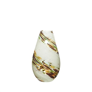 Hübsch Grove Vase Ravfarget/ Brun/ Grønn