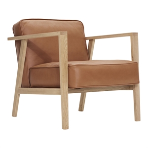 Andersen Furniture LC1 Lenestol Eik/Konjakkskinn