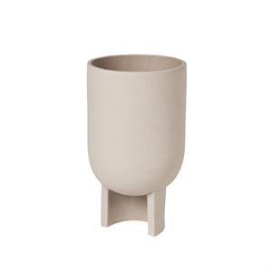 Kristina Dam Studio Serene Flowerpot Terrakotta Sand Medium