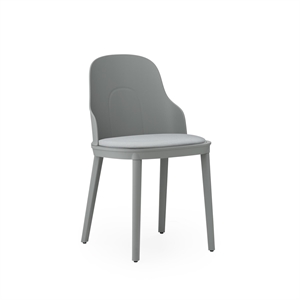 Normann Copenhagen Allez spisestuestol lerret trukket Grå