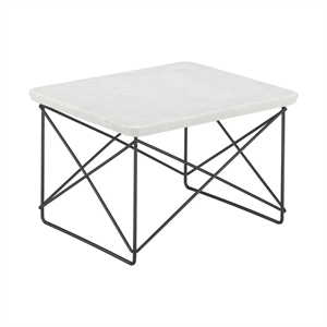 Vitra Occasional LTR Nattbord Lys Marmor/ Sort