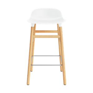 Normann Copenhagen Form Barkrakk H65 cm Hvit/Eik