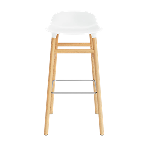 Normann Copenhagen Form Barkrakk H75 cm Hvit/Eik
