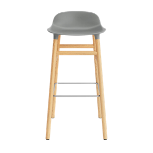 Normann Copenhagen Form Barkrakk H65 cm Grå/Eik