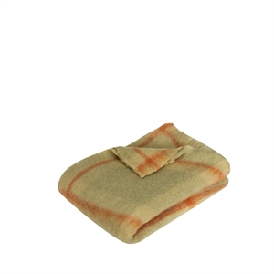 Hübsch Grid Rug Lyse Grønn/ Oransje