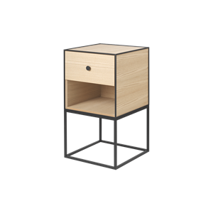 Audo Frame-skap 35 med 1 Skuff i Eik