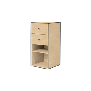 Audo Frame-skap 70 med Hylle og 2 Skuffer Eik