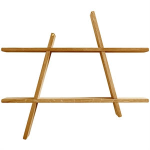 Andersen Furniture A-hyllehylle Medium 52x9x46 Røkt Oljet Ask
