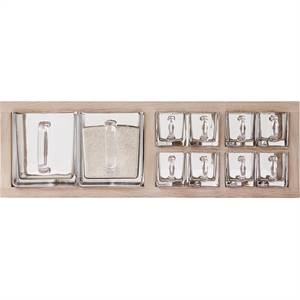 Andersen Furniture A-Organizer 2 Hyller Hvit Mattlakkert Eik/glass