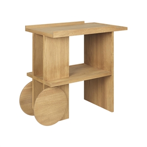 Kristina Dam Studio Axis Sidebord Varm Lakkert Eik