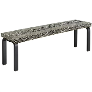 artek 168B Benk Sort/ Sebra