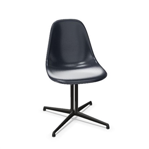 Vitra Eames Fiberglass DSL Spisestol Marineblå/Glatt Basic Mørk