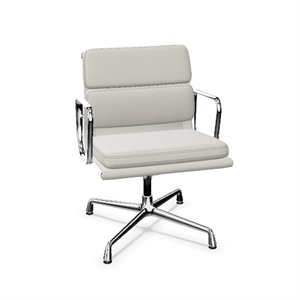 Vitra Soft Pad EA 208 Kontorstol med Svingbar Sement/ Krom